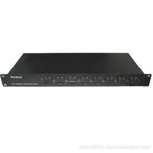 Dynamic LED 100Base-Fx Fiber Optical Switch 100M 8 Port 100